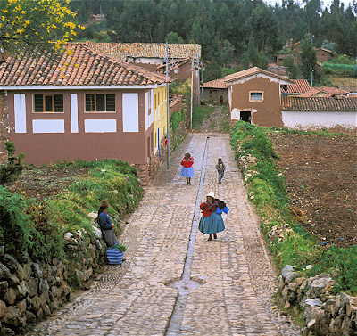 Village Street  - Chinchero, Peru