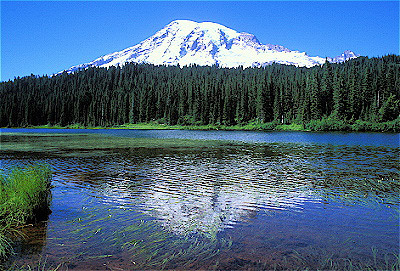 Mirror Lake with Mt Rainier